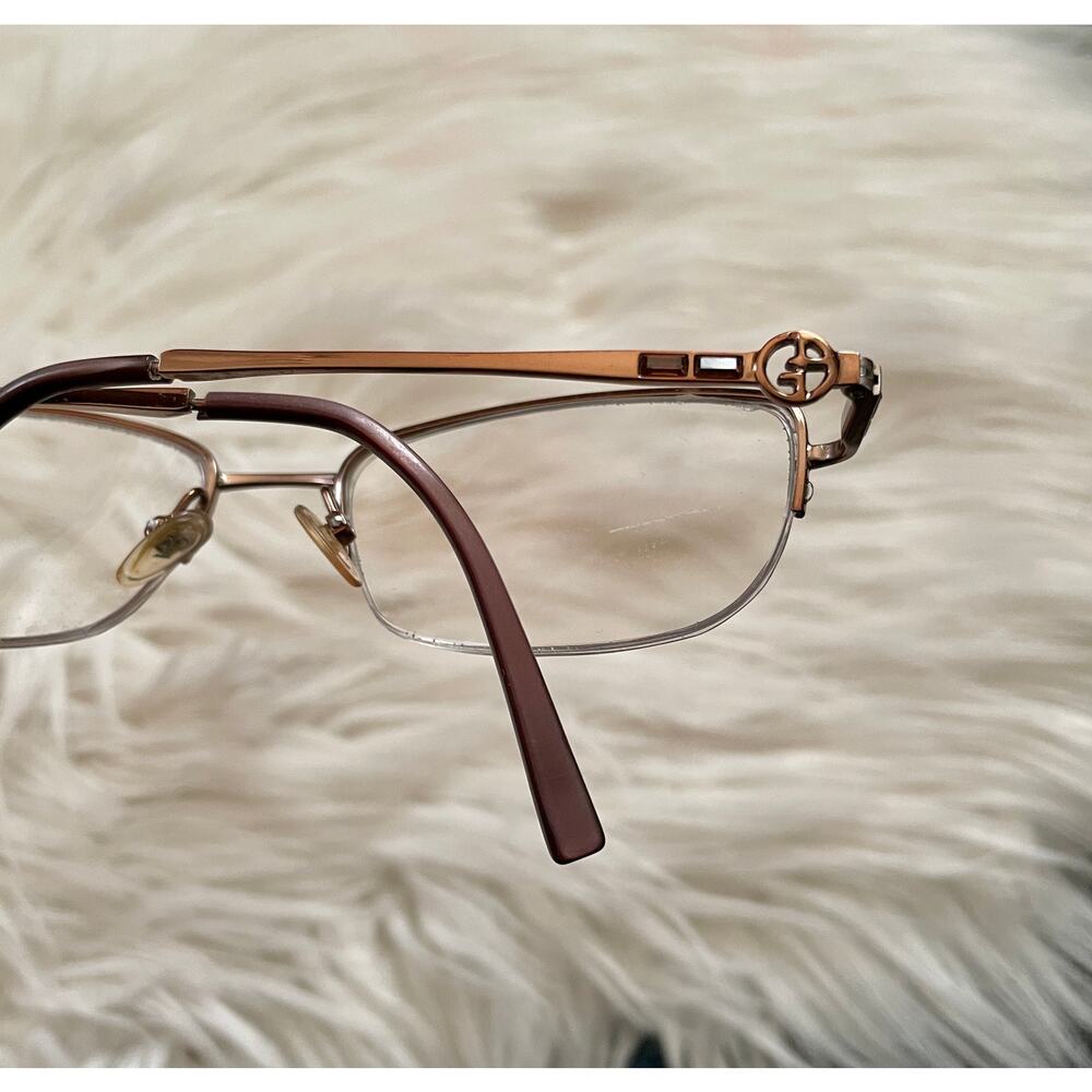 Giorgio Armani prescription eyeglasses FRAMES GA 342 gold metal - Picture 3 of 7